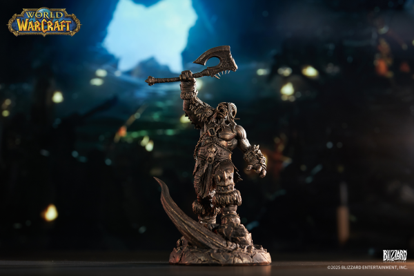 HEX Collectibles Blizzard World of Warcraft® Grommash Hellscream 1/10 Scale Bronze-Colored Edition Statue | 6972099322636