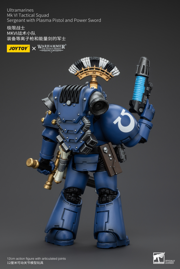 JOYTOY Ultramarines MK VI Tactical Squad Sergeant with Plasma Pistol and Power Sword | 6927054400096