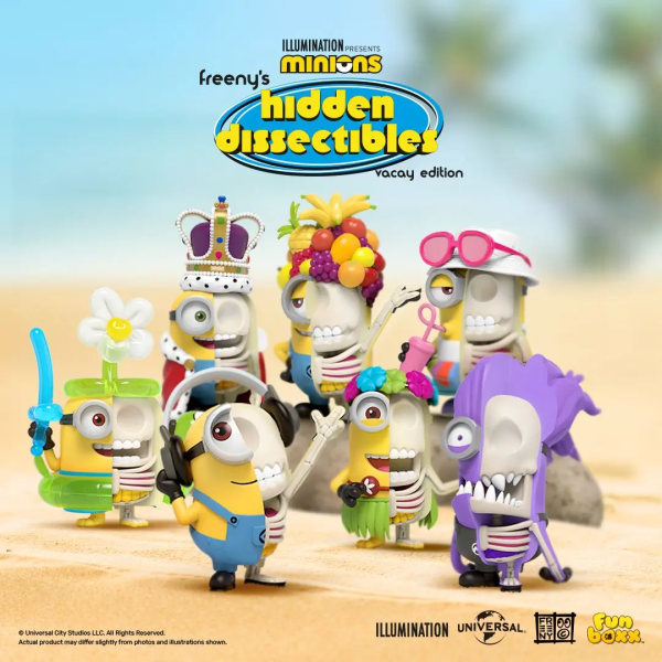 Mighty Jaxx Hidden Dissectibles: Minions Series 01 (Vacay ed.) | 631978817811