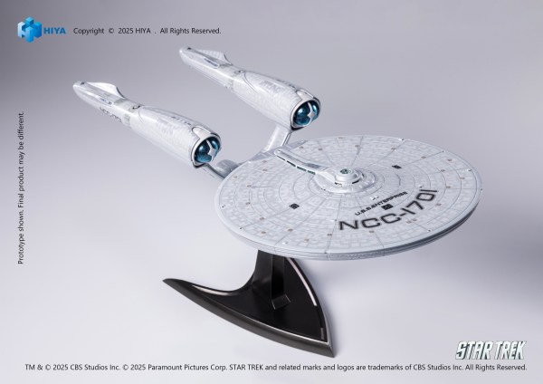 HIYA TOYS REPLICAart Series Non-Scale 15 Inch Star Trek 2009 USS Enterprise NCC-1701 Light Up Starship(6957534202865)(6957534202865)