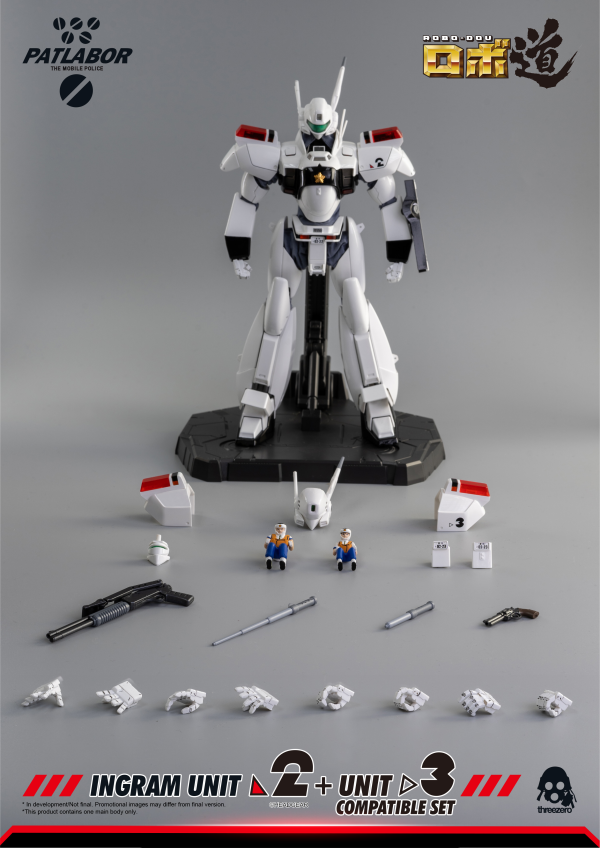 threezero Mobile Police Patlabor - ROBO‐DOU Ingram Unit 2 + Unit 3 Compatible Set | 4897056202429