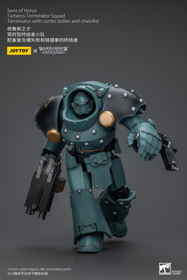 Joy Toy Sons Of Horus Tartaros Terminator Squad Terminator With Combi-Bolter And Chainfist | 6973130377271