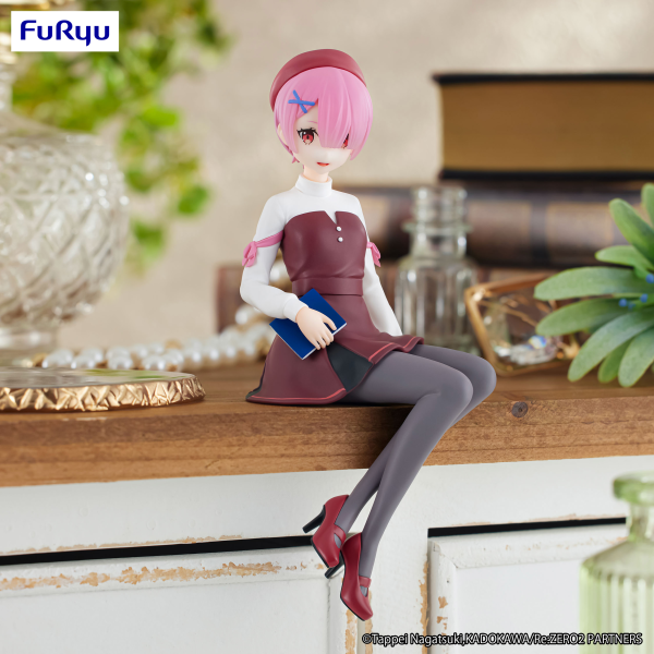 FuRyu Re:ZERO -Starting Life in Another World- Noodle Stopper Figure -Ram Book Girl ver.- | 4582782366889