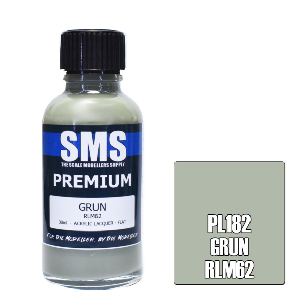 The Scale Modellers Supply (SMS) Premium GRUN RLM62 30ml | 787099995386