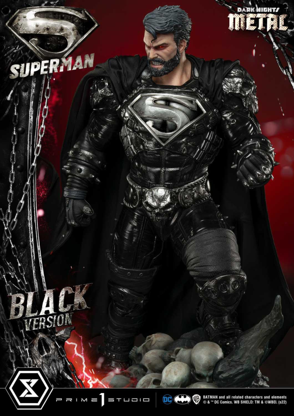 Prime 1 Studio Museum Masterline Dark Nights: Metal (Comics) Superman Black Version | 4580708043500