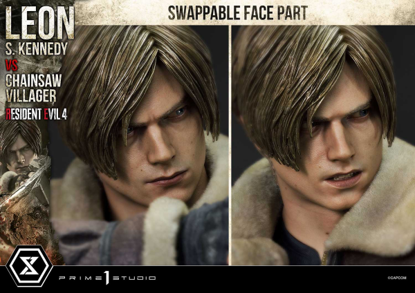 Prime 1 Studio Ultimate Premium Masterline Resident Evil 4 Leon S. Kennedy versus Chainsaw Villager | 4582647120878