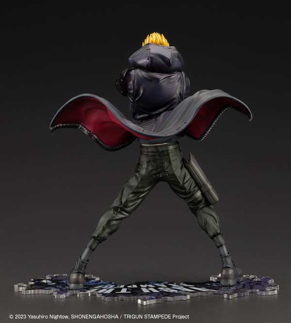 KOTOBUKIYA ARTFX J Vash the Stampede -The Gunman in Black- TRIGUN STAMPEDE Ver. | 4934054064694