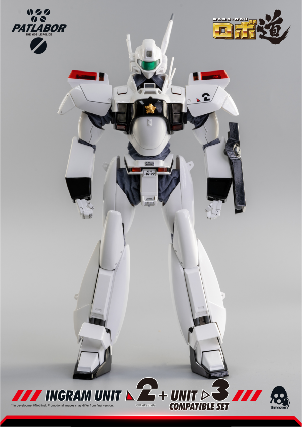 threezero Mobile Police Patlabor - ROBO‐DOU Ingram Unit 2 + Unit 3 Compatible Set | 4897056202429