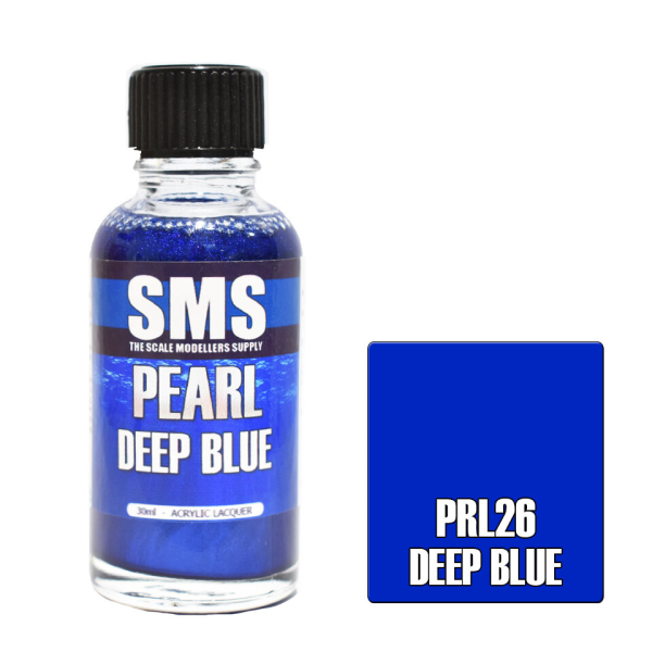 The Scale Modellers Supply (SMS) Pearl DEEP BLUE 30ml | 744109798085