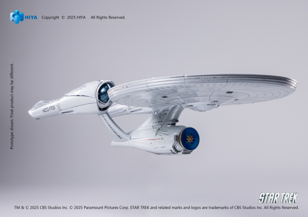 HIYA TOYS REPLICAart Series Non-Scale 15 Inch Star Trek 2009 USS Enterprise NCC-1701 Light Up Starship(6957534202865)(6957534202865)