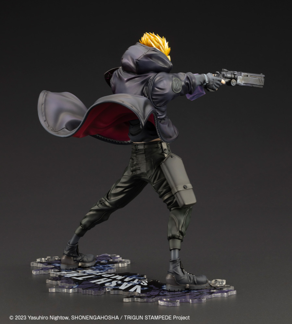 KOTOBUKIYA ARTFX J Vash the Stampede -The Gunman in Black- TRIGUN STAMPEDE Ver. | 4934054064694