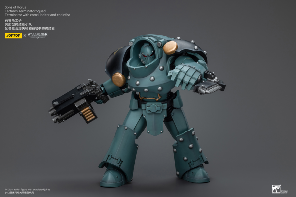 Joy Toy Sons Of Horus Tartaros Terminator Squad Terminator With Combi-Bolter And Chainfist | 6973130377271