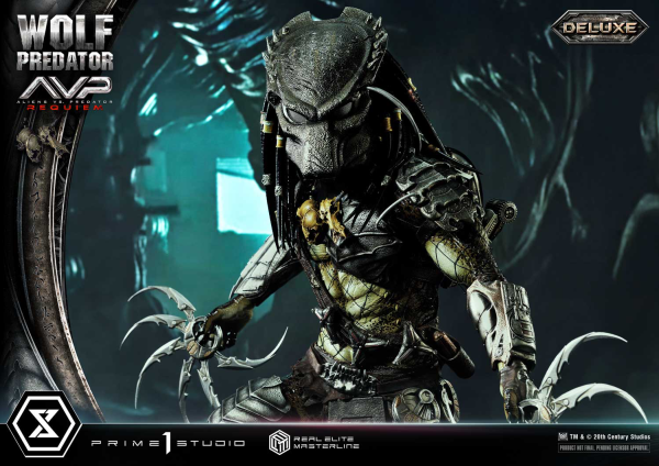 Prime 1 Studio Real Elite Masterline Aliens vs. Predator: Requiem Wolf Predator DX Bonus Version | 4582647121646