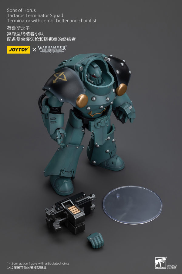 Joy Toy Sons Of Horus Tartaros Terminator Squad Terminator With Combi-Bolter And Chainfist | 6973130377271
