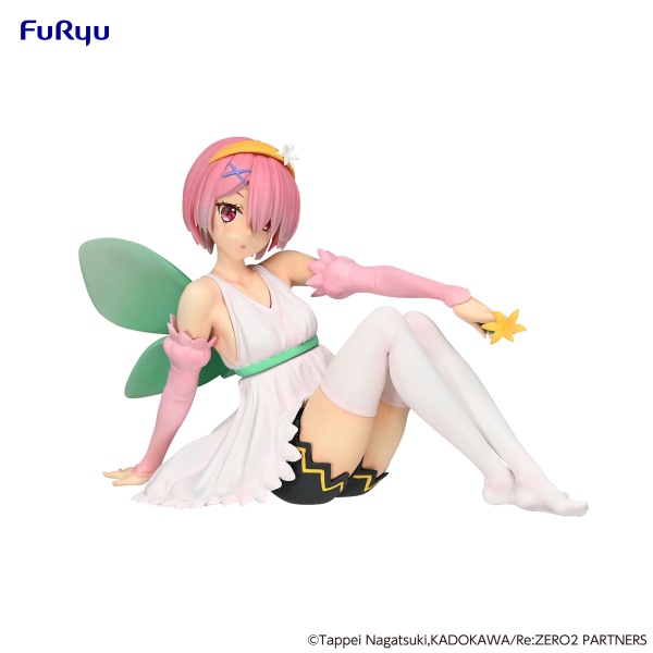 FURYU Corporation Re:ZERO -Starting Life in Another World- Noodle Stopper Figure -Ram Flower Fairy- | 4582655074590