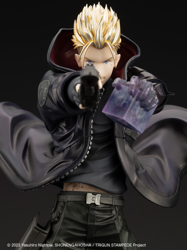 KOTOBUKIYA ARTFX J Vash the Stampede -The Gunman in Black- TRIGUN STAMPEDE Ver. | 4934054064694