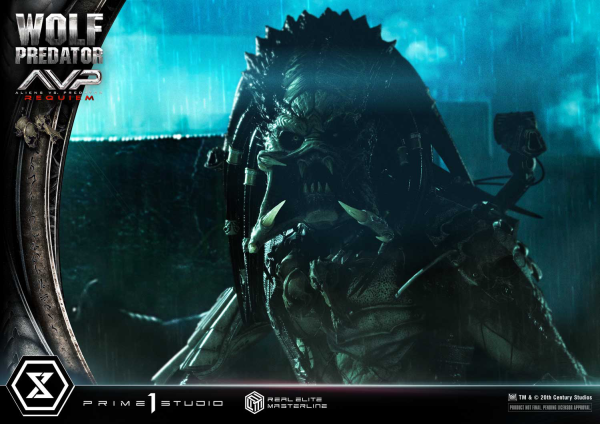 Prime 1 Studio Real Elite Masterline Aliens vs. Predator: Requiem Wolf Predator DX Bonus Version | 4582647121646