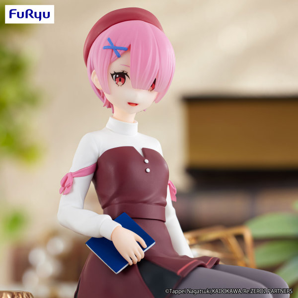 FuRyu Re:ZERO -Starting Life in Another World- Noodle Stopper Figure -Ram Book Girl ver.- | 4582782366889
