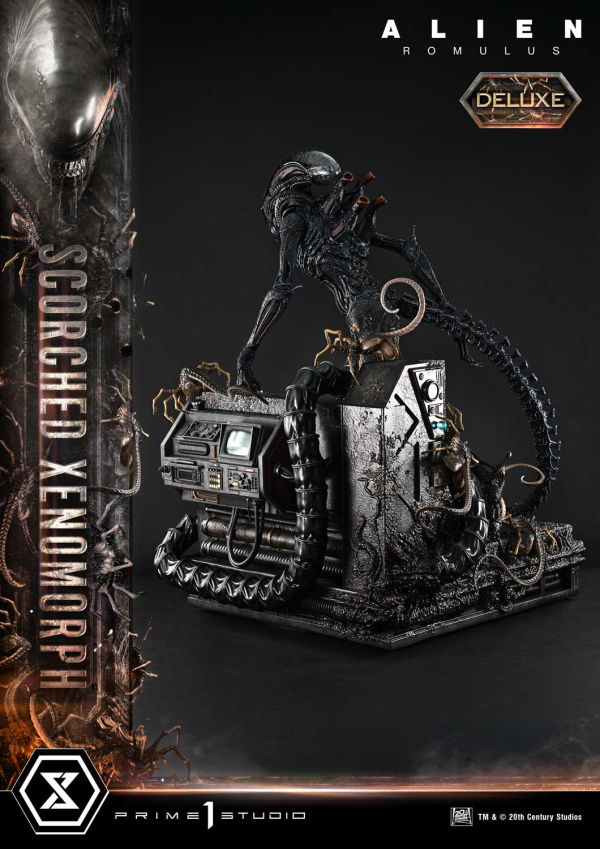 Prime 1 Studio Museum Masterline XL Alien: Romulus Scorched Xenomorph Deluxe Bonus Version | 4582647121875