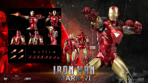 Three Zero Marvel Studios: The Infinity Saga: DLX Iron Man Mark 6 | 4895250809550