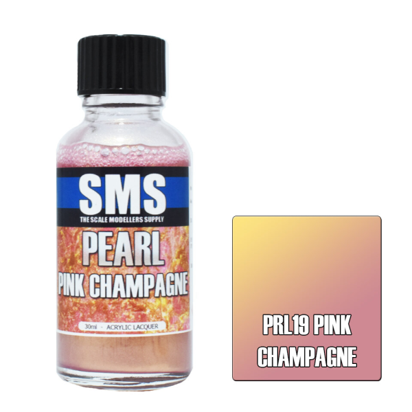 The Scale Modellers Supply (SMS) Pearl PINK CHAMPAGNE 30ml | 787099994082
