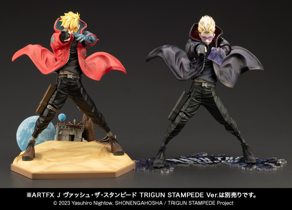 KOTOBUKIYA ARTFX J Vash the Stampede -The Gunman in Black- TRIGUN STAMPEDE Ver. | 4934054064694