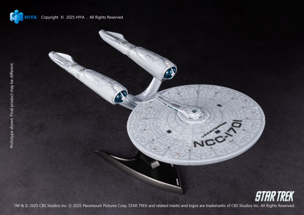 HIYA TOYS REPLICAart Series Non-Scale 15 Inch Star Trek 2009 USS Enterprise NCC-1701 Light Up Starship(6957534202865)(6957534202865)