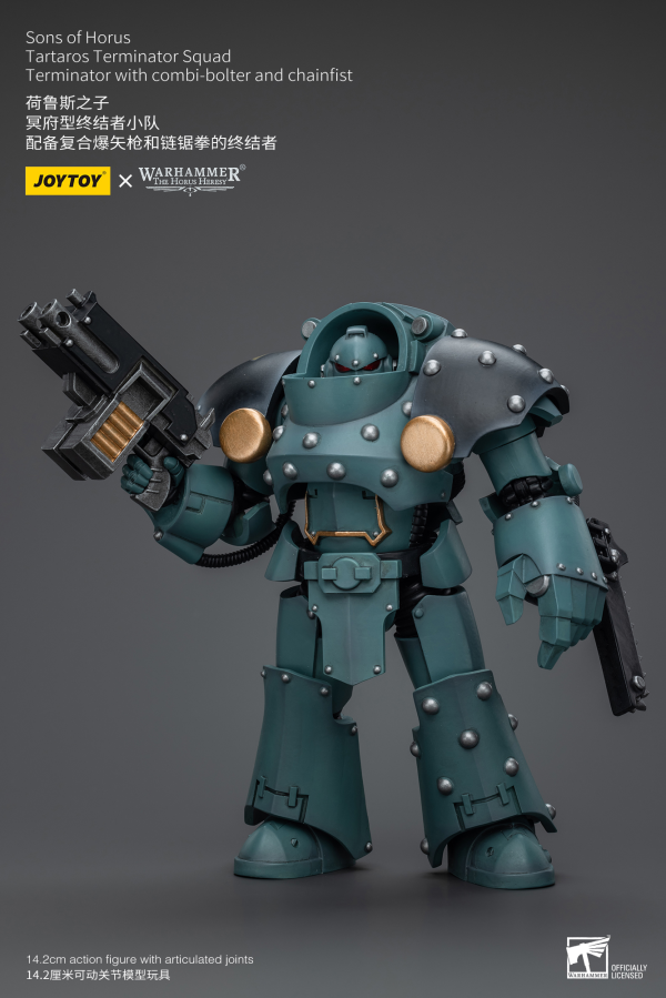 Joy Toy Sons Of Horus Tartaros Terminator Squad Terminator With Combi-Bolter And Chainfist | 6973130377271