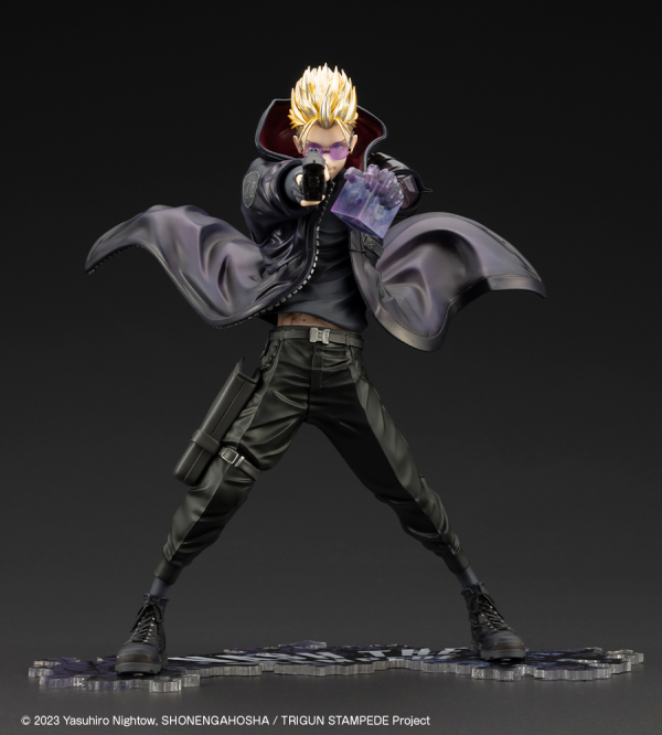 KOTOBUKIYA ARTFX J Vash the Stampede -The Gunman in Black- TRIGUN STAMPEDE Ver. | 4934054064694
