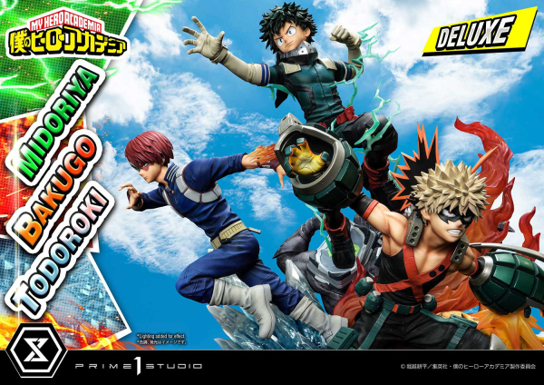 Prime 1 Studio Ultimate Premium Masterline My Hero Academia Midoriya, Bakugo & Todoroki Deluxe Version | 4582535945804