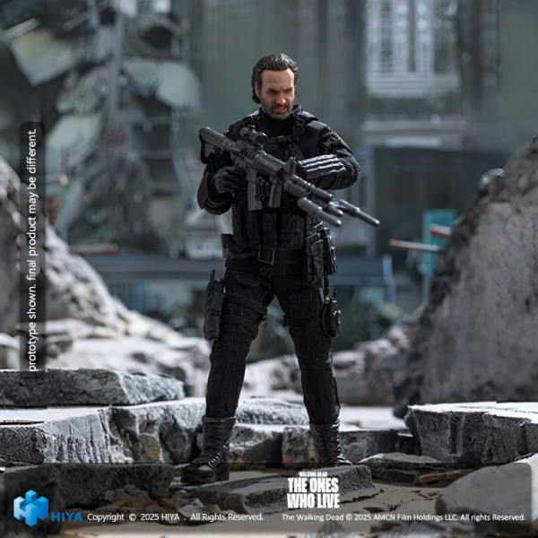 HIYA TOYS Exquisite Super 1/12 Scale 6 Inch The Walking Dead The Ones Who Lived Rick Action Figure(6957534204296)(6957534204296)