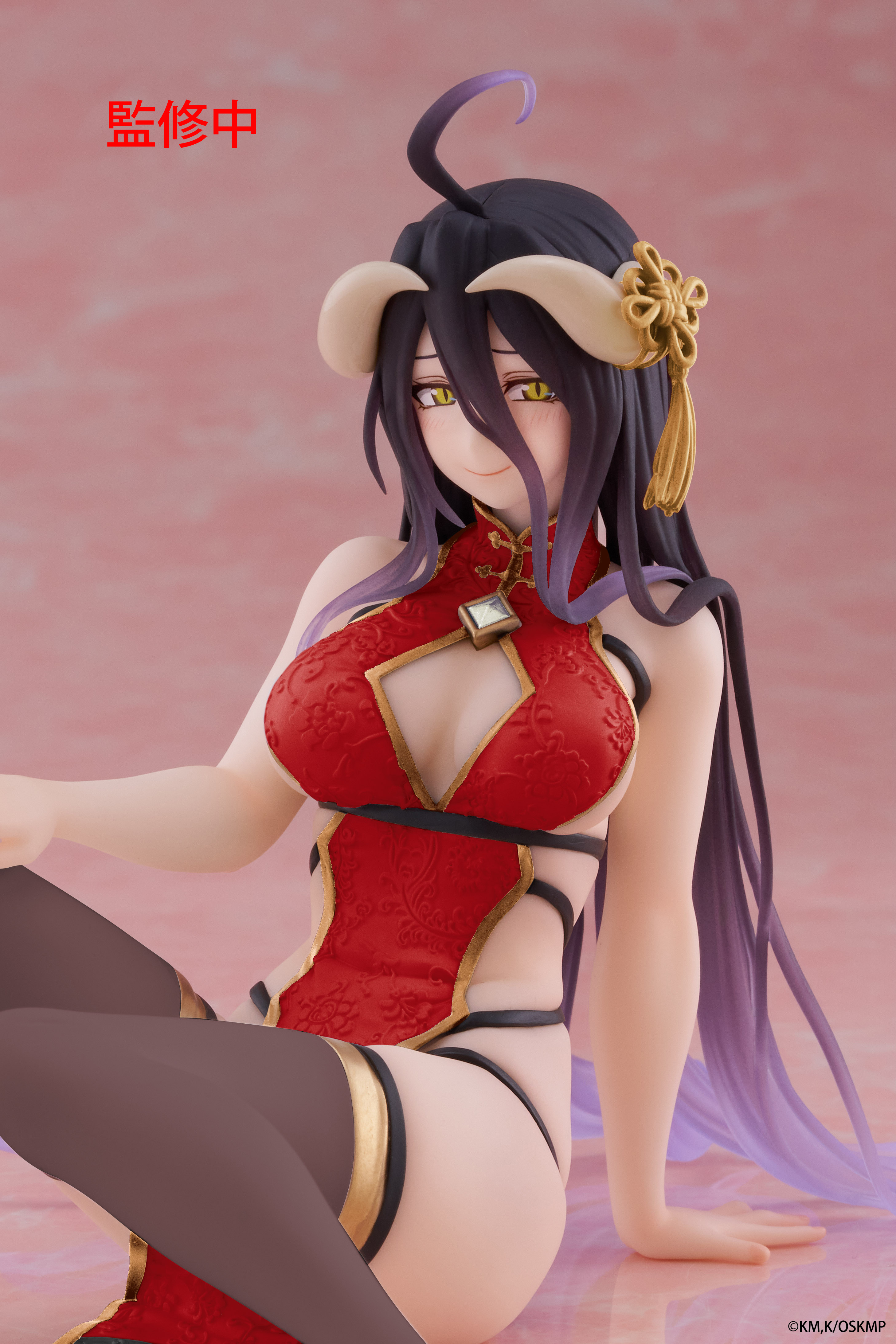 Overlord Desktop Cute Figure - Albedo (Chinese Dress Ver.) Renewal | 0840342404216