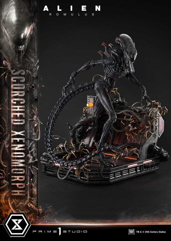 Prime 1 Studio Museum Masterline XL Alien: Romulus Scorched Xenomorph Deluxe Bonus Version | 4582647121875
