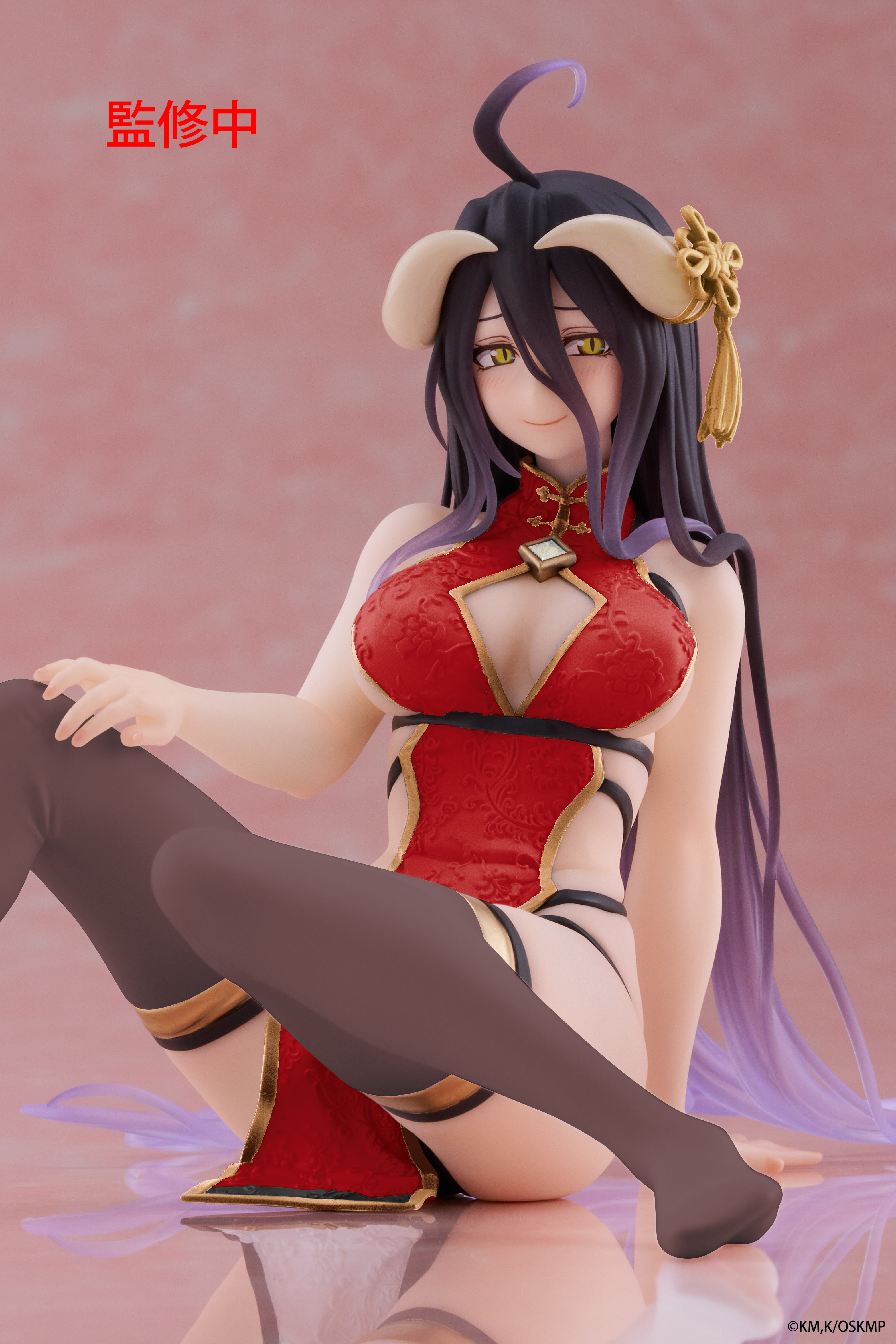 Overlord Desktop Cute Figure - Albedo (Chinese Dress Ver.) Renewal | 0840342404216