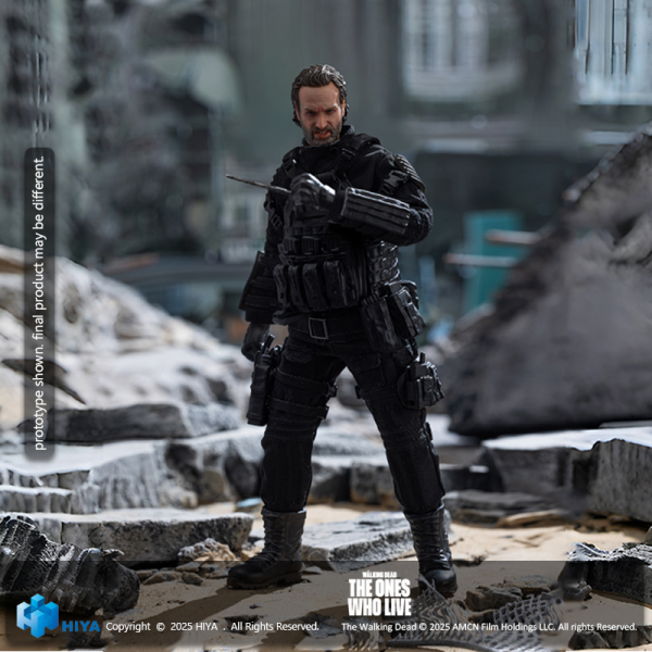 HIYA TOYS Exquisite Super 1/12 Scale 6 Inch The Walking Dead The Ones Who Lived Rick Action Figure(6957534204296)(6957534204296)
