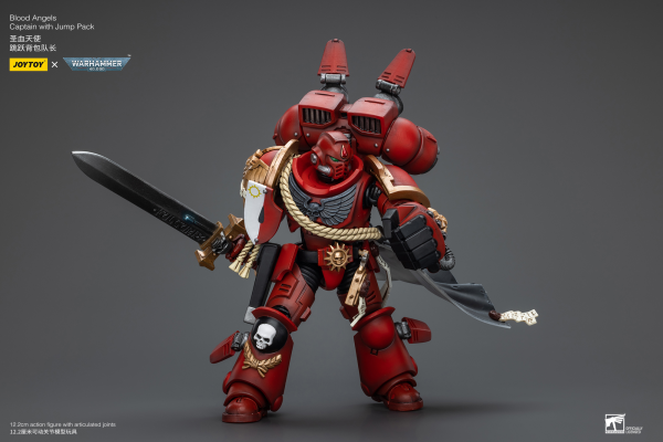 Joy Toy Blood Angels Captain With Jump Pack | 6973130374997