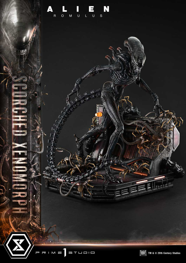 Prime 1 Studio Museum Masterline XL Alien: Romulus Scorched Xenomorph Deluxe Bonus Version | 4582647121875
