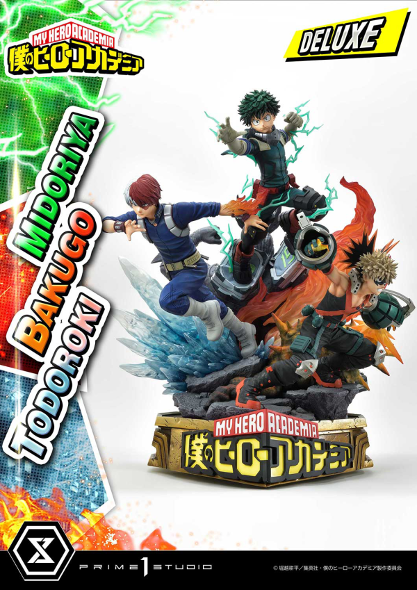 Prime 1 Studio Ultimate Premium Masterline My Hero Academia Midoriya, Bakugo & Todoroki Deluxe Version | 4582535945804