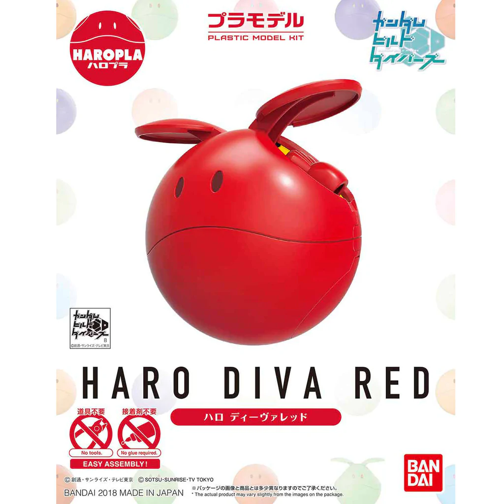 Bandai #02 Haro Diva Red 'Gundam SEED', Bandai HaroPla - UPC 4573102603777 | 4573102603777