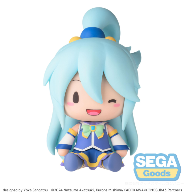 SEGA fuwa petit KONOSUBA -God's blessing on this wonderful world! 3 Chibi Figure Aqua | 4582733445724