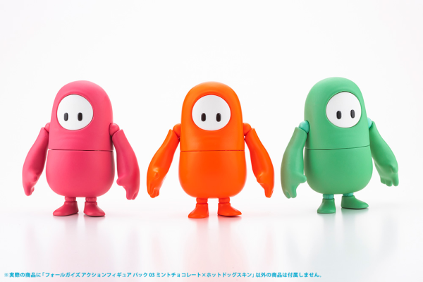 KOTOBUKIYA FALL GUYS ULTIMATE KNOCKOUT Action Figure pack 03: Mint Chocolate/Hot Dog Costume | 190526039728