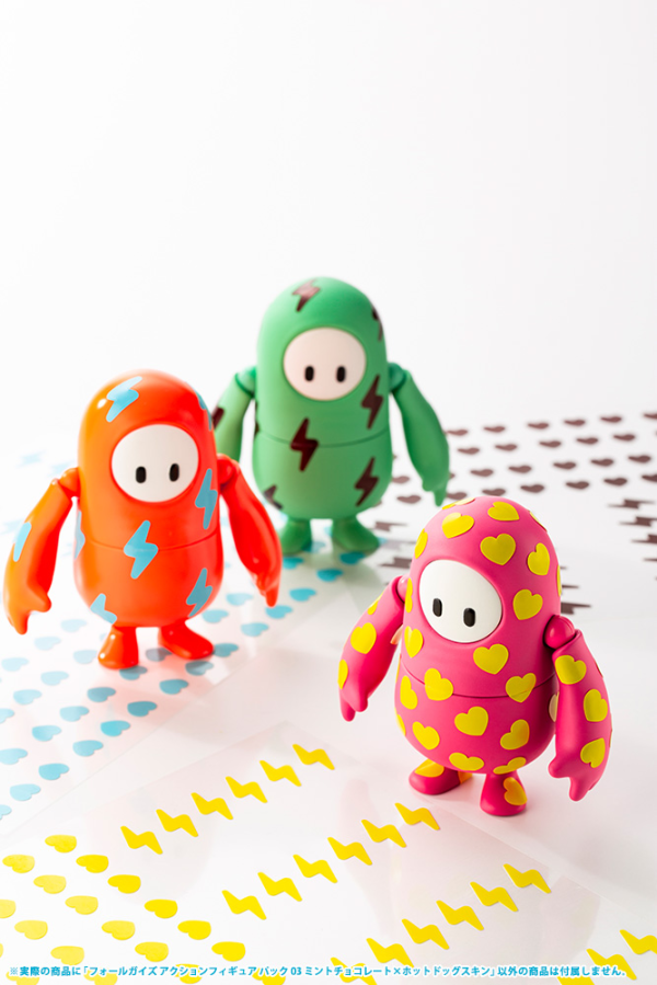 KOTOBUKIYA FALL GUYS ULTIMATE KNOCKOUT Action Figure pack 03: Mint Chocolate/Hot Dog Costume | 190526039728