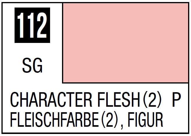 Mr Hobby Mr. Color 112 - Character Flesh (2) (Semi-Gloss/Primary) | 4973028716900