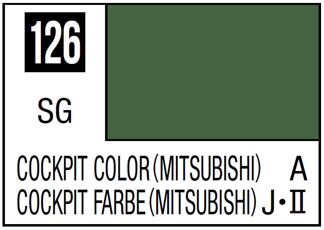 Mr Hobby Mr. Color 126 - Cockpit Color (Semi-Gloss/Aircraft) | 4973028635645