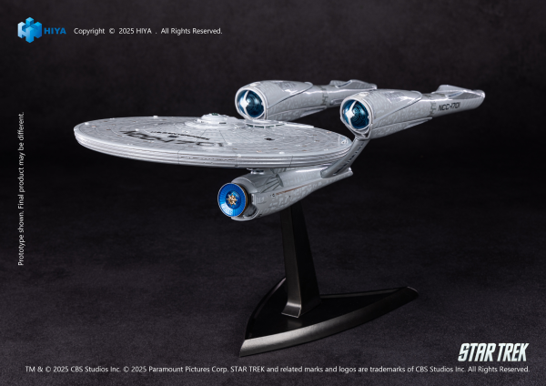 HIYA TOYS REPLICAart Series Non-Scale 15 Inch Star Trek 2009 USS Enterprise NCC-1701 Light Up Starship(6957534202865)(6957534202865)