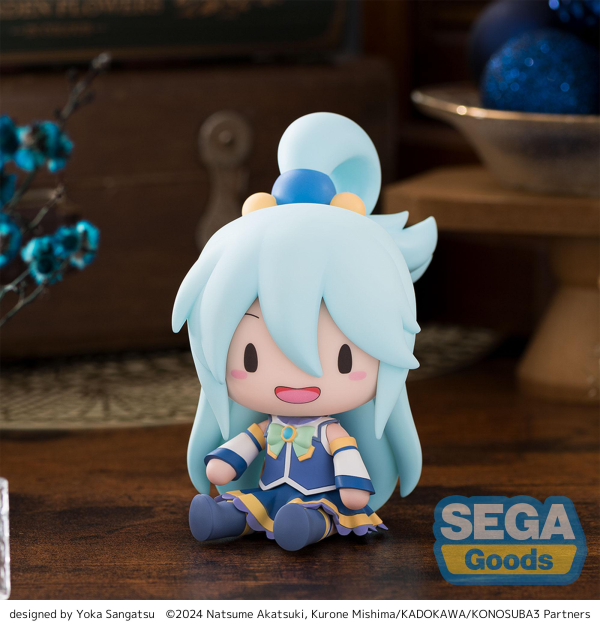 SEGA fuwa petit KONOSUBA -God's blessing on this wonderful world! 3 Chibi Figure Aqua | 4582733445724