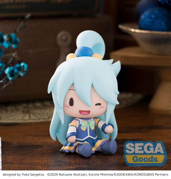 SEGA fuwa petit KONOSUBA -God's blessing on this wonderful world! 3 Chibi Figure Aqua | 4582733445724