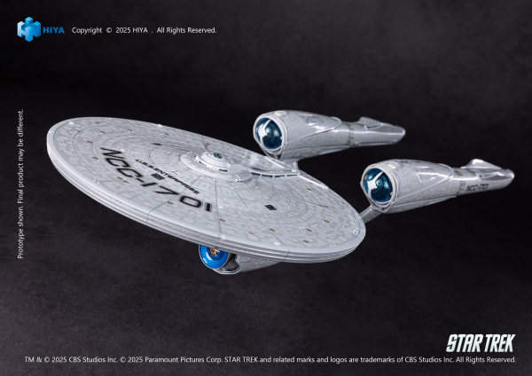 HIYA TOYS REPLICAart Series Non-Scale 15 Inch Star Trek 2009 USS Enterprise NCC-1701 Light Up Starship(6957534202865)(6957534202865)