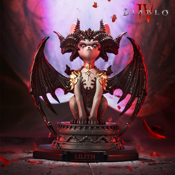 HEX Collectibles Blizzard Diablo® Lilith Meow Light-Up Collectible Figure | 6977269120777