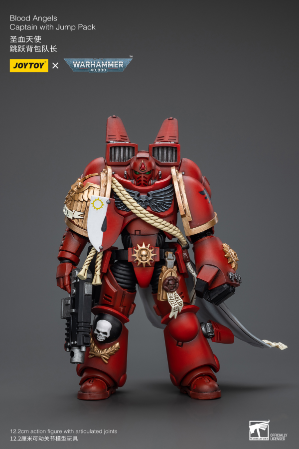 Joy Toy Blood Angels Captain With Jump Pack | 6973130374997